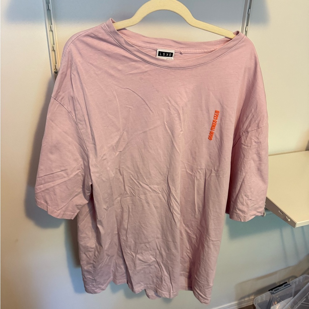 Women's Pink Long Sleeve Tee